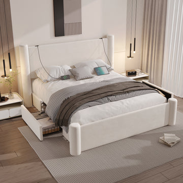 140x200 cm Bettgestell mit modernem Design