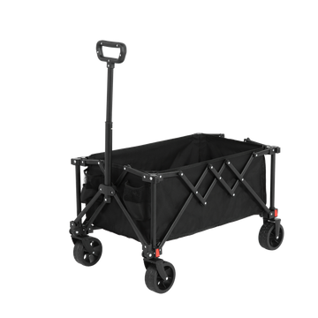 Tragbarer Camping-Trolley |Beige/Schwarz/Blau/Grün × Schnell klappbar × Große Kapazität