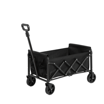 Leichter Schwerlast-Klappwagen Pro 60kg – Strandwagen mit All Terrain Reifen & 70L Volumen, faltbar für Auto-Kofferraum