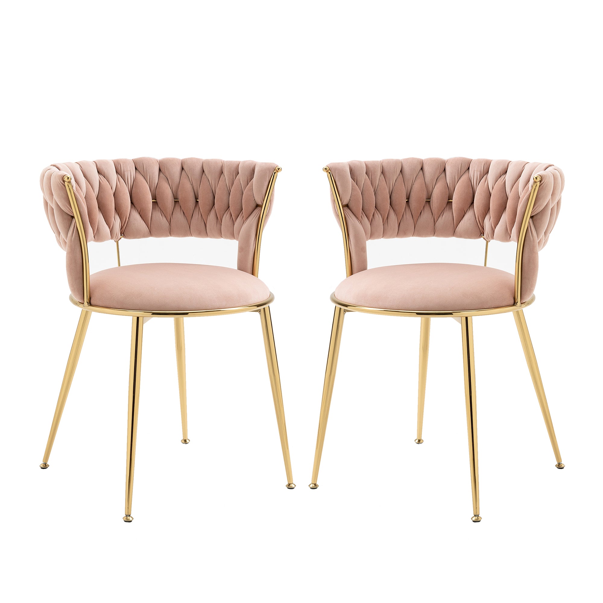 Samt Esszimmerstuhl Rosa 2/4/6er-Set LVHOM