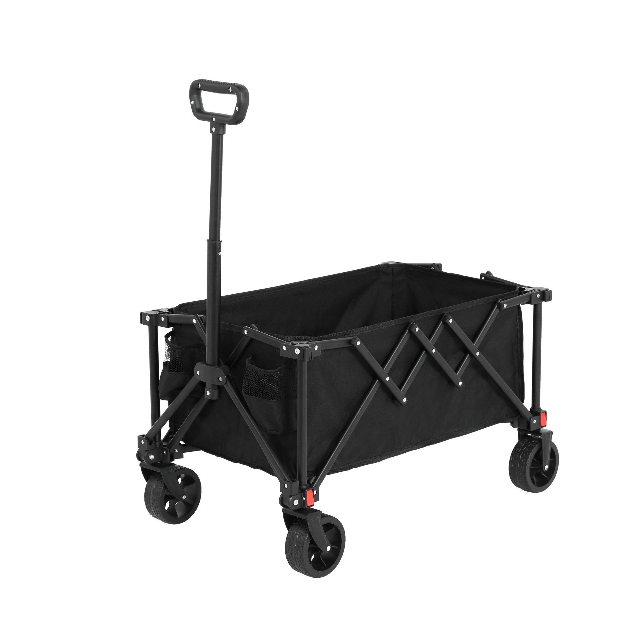 Tragbarer Camping-Trolley ｜Beige/Schwarz/Blau/Grün × Schnell klappbar × Große Kapazität