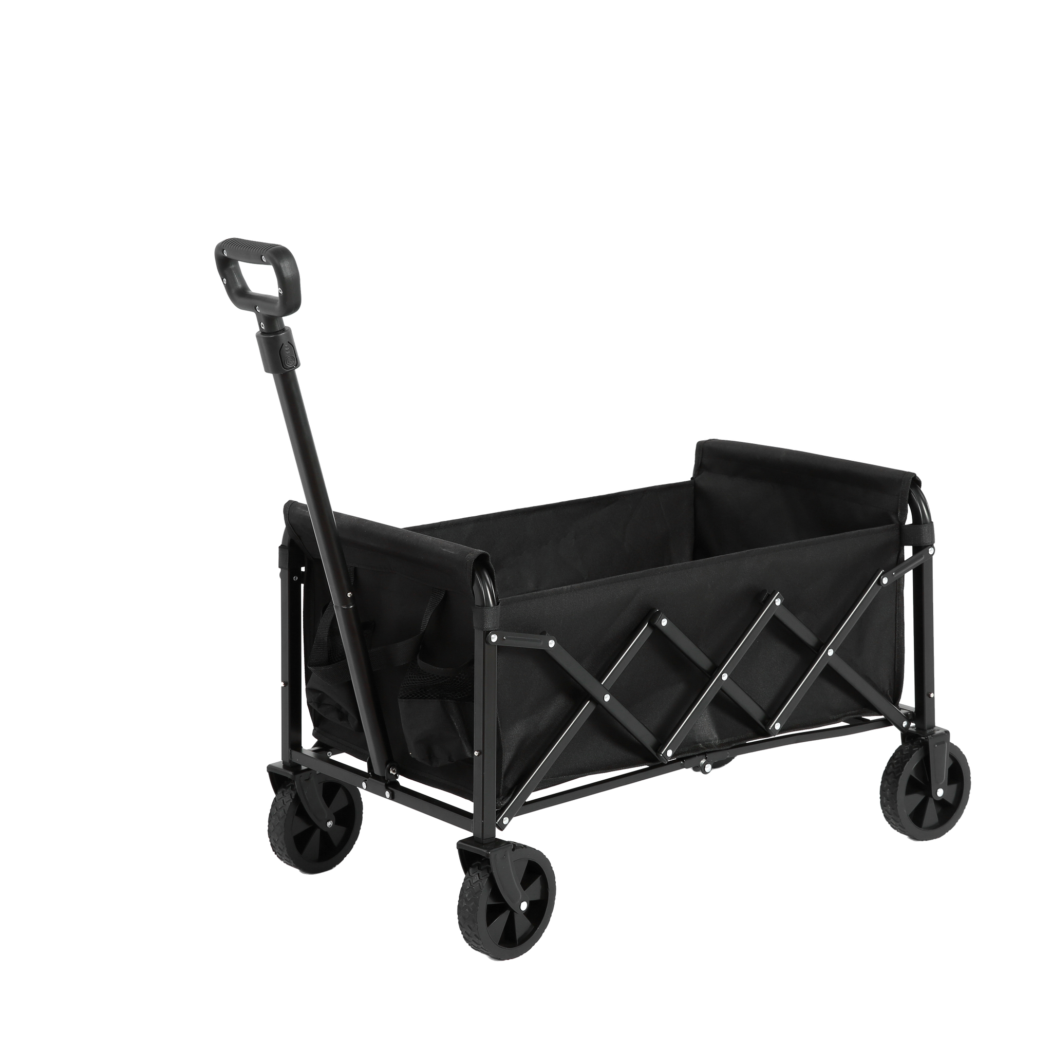 Leichter Schwerlast-Klappwagen Pro 60kg – Strandwagen mit All Terrain Reifen & 70L Volumen, faltbar für Auto-Kofferraum